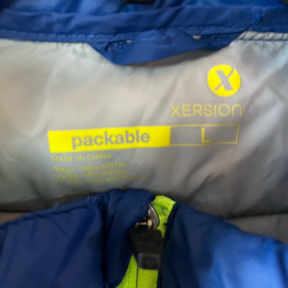Xersion Packable Puffer Jacket Largep - image 3